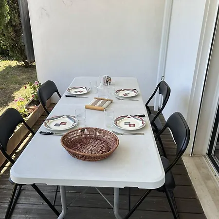 T3 Cosy Avec Jardin A Deux Pas Du Centre De Meschers, Garage Et Animaux Admis - Fr-1-738-1 Apartmán